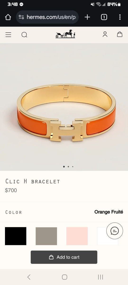 Clic H Bracelet