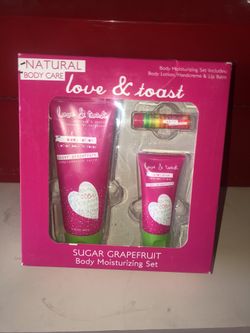 Love and Toast Sugar Grapefruit Body Moisturizing Set