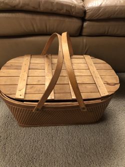 Red-man vintage basket