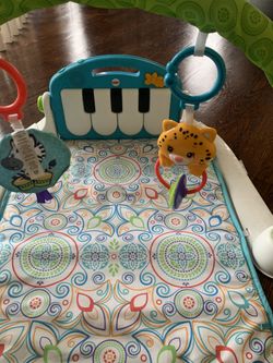 Fisher Price Piano Gym In Blue