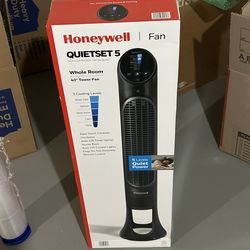 Honeywell QuietSet 5 Whole Room 40” Tower Fan | 5-Speed