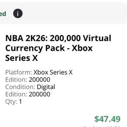 Xbox NBA2k26 VC