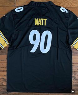 Watt Black Men Steelers Jersey