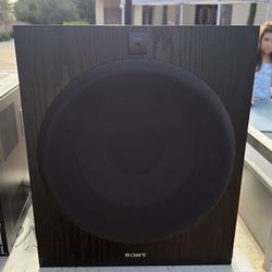 Sony SA-W2500 Active Powered 10” Subwoofer w/ RCA Input **WORKS GREAT**