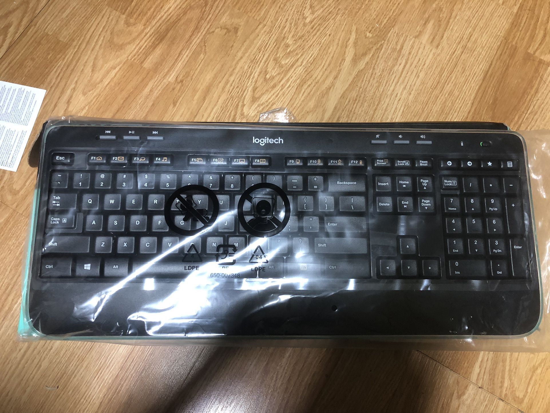 logitech keyboard MK520 missing usb adaptor