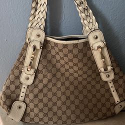 Beige & Brown Gucci Bag Pelham 