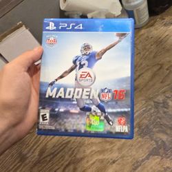 PS4 Playstation 4 Madden NFL 16 Video Game 