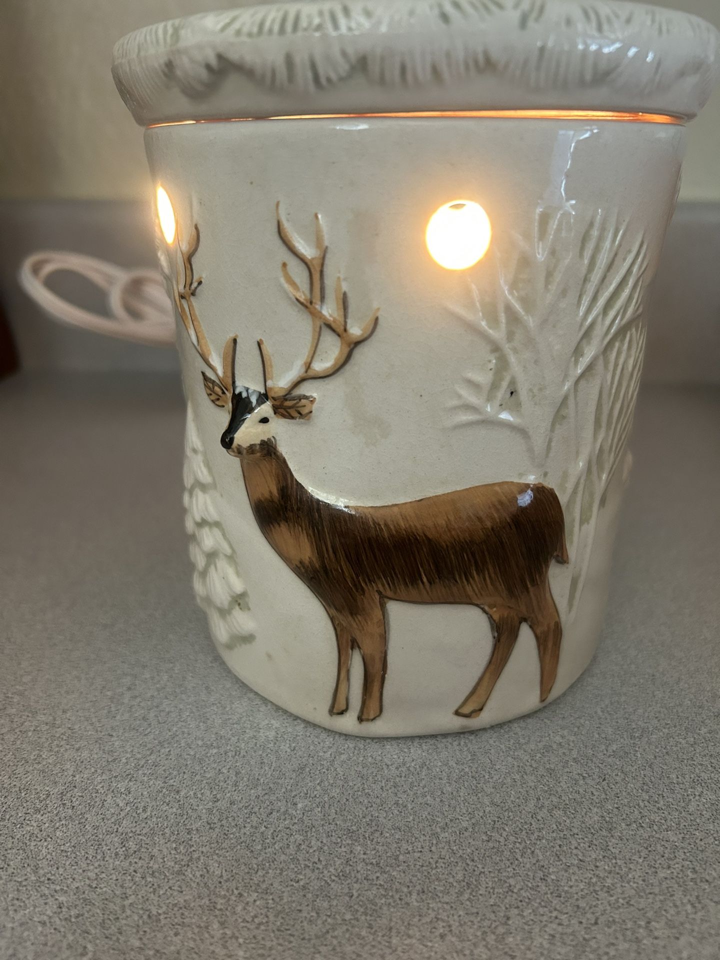 Ceramic Deer Candle Warmer