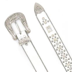 White BB Simon Belt