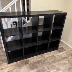 IKEA Kallax Black Shelf 