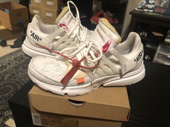 Nike air off white presto size 11 // Jordan Travis