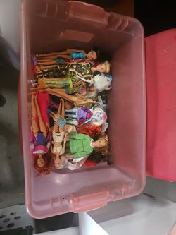 Barbie Dolls. Played W/