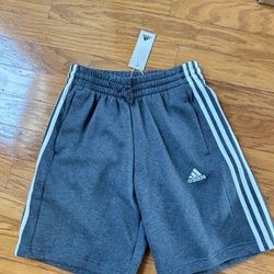 NWT Adidas Gray Athletic Shorts size S