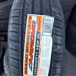225/50/17 Arroyo Tires Installed And Balanced 