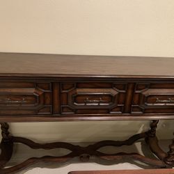 Tall Buffet Entry Console Table 