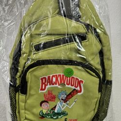 Backwoods Rick&Morty Green Cross Bag