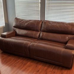 Leather couches