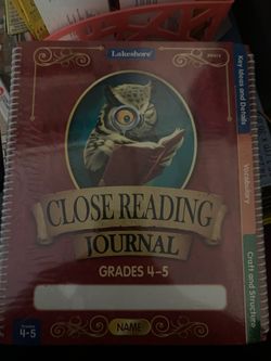 Close reading journal