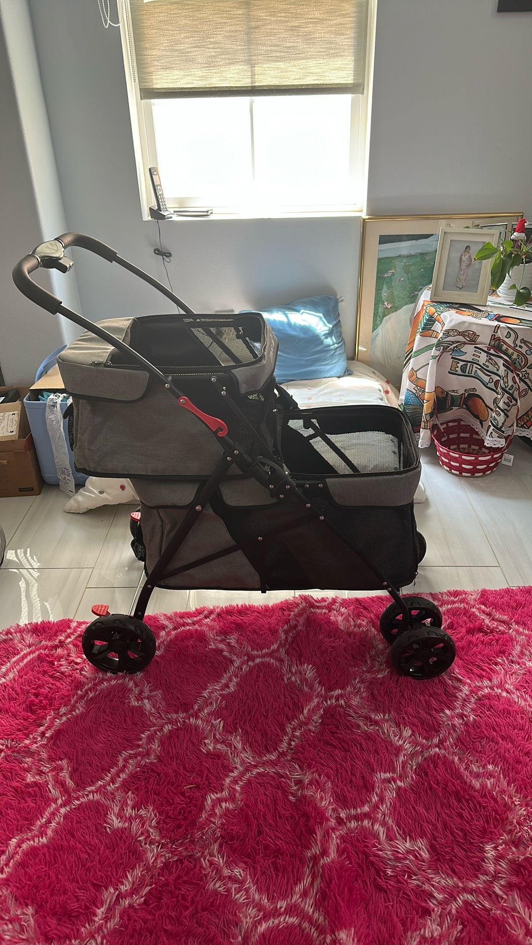 Double Pet Stroller