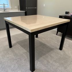 Counter-Height Square Dining Table with 2 FREE Chairs
