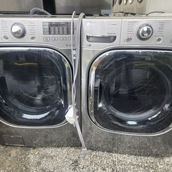 Lg Washer And Dryer Set Electric Extra Large Capacity
