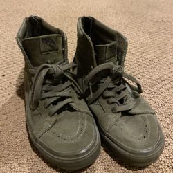 Vans Sk8 Hi Forest Green  Size 9.5