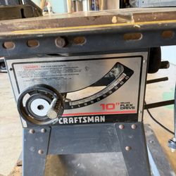 10 Inch Craftsman Table Saw
