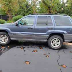 Jeep Grand Cherokee, Blue, V8