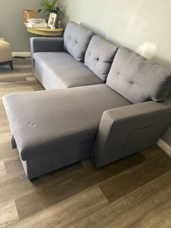 Grey couch