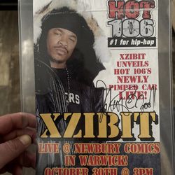 Xzibit Autograph 