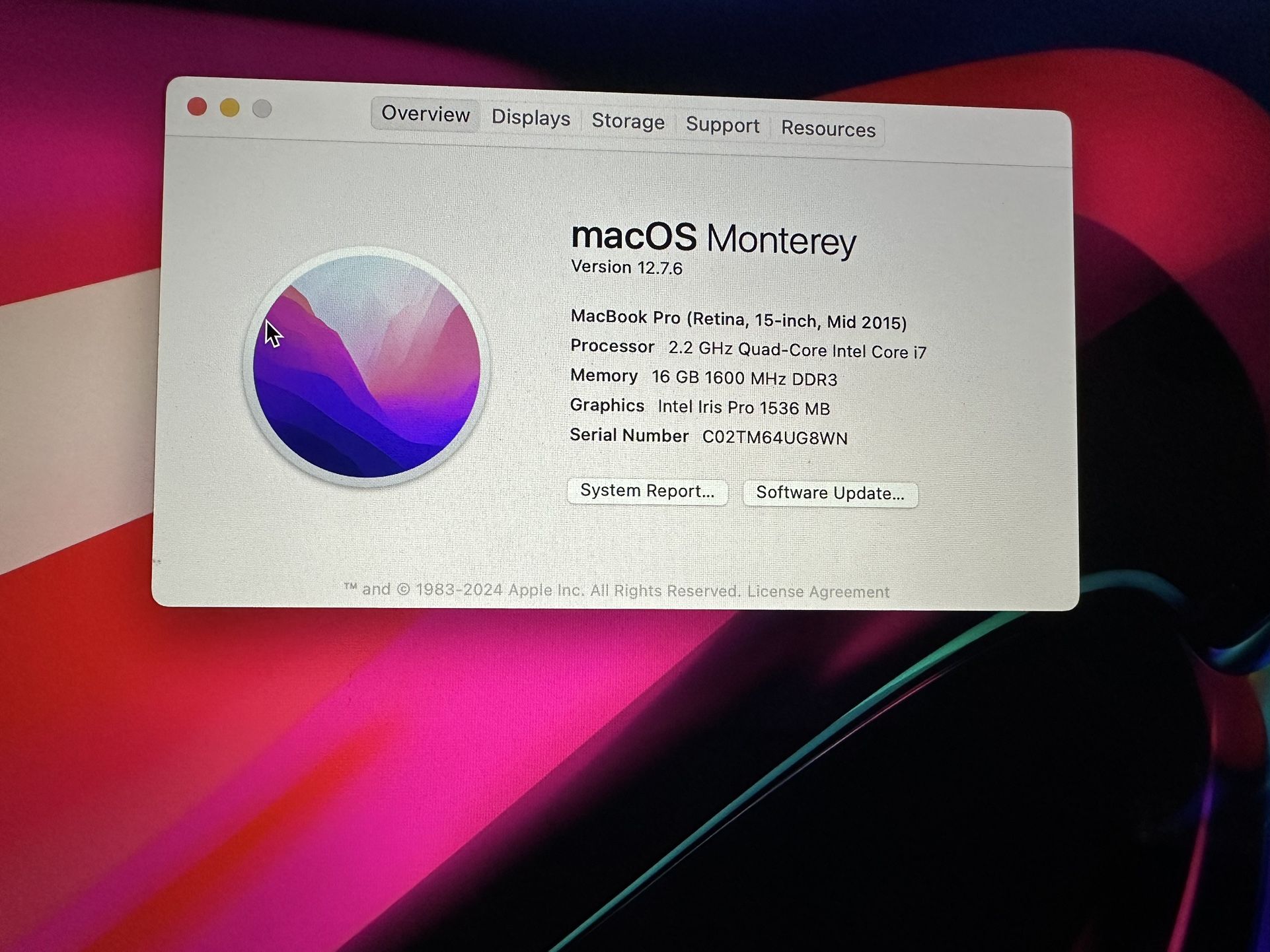 MacBook Pro 2015 15 Like New