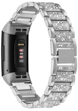 Bling Rhinestone Fitbit 3/4 Band