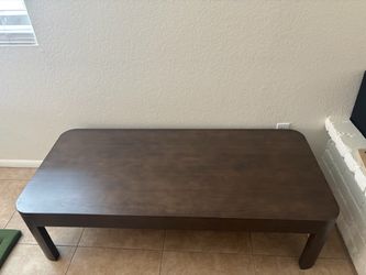 Solid wood coffee table