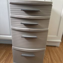 Plastic Storage Drawer Unit. Cash only