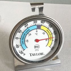 Classic Large Dial Temperature Thermometer for Refrigerator