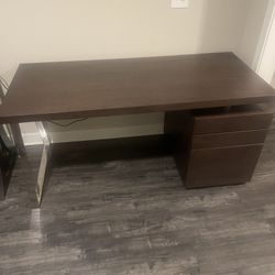 Bellini Modern Living Tesla-2 Dark Brown Desk