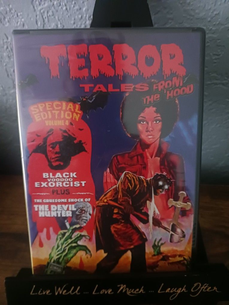 Terror Tales From the Hood (DVD) Vol. 4 Black Voodoo Exorcist & The Devil Hunter