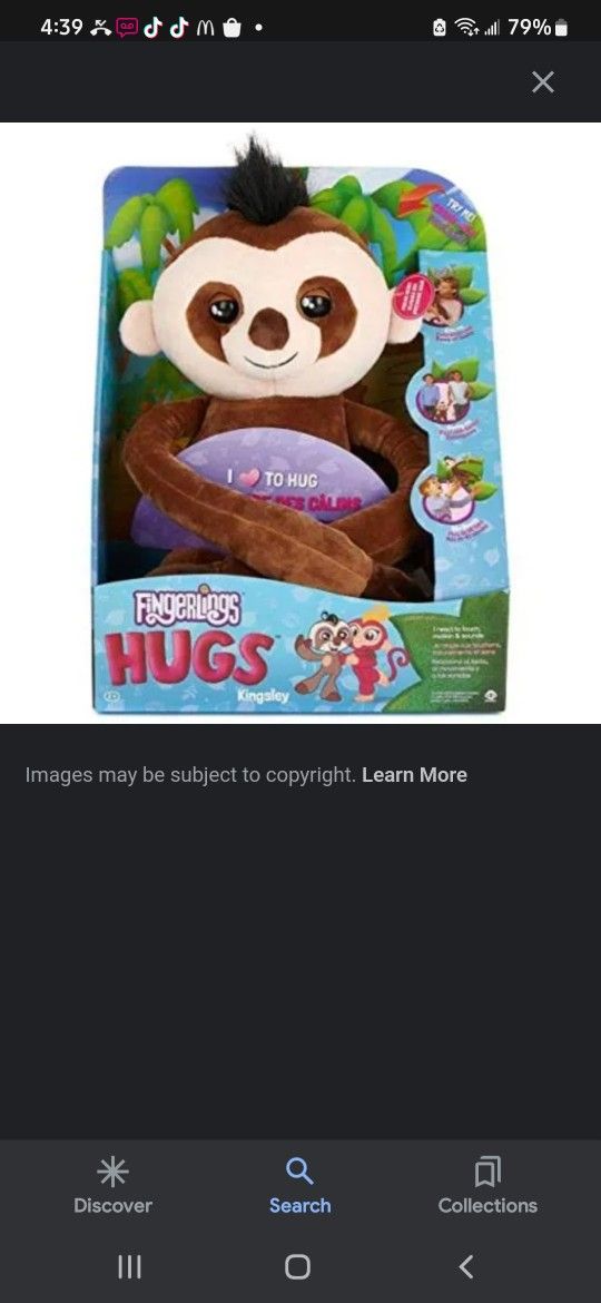 Fingerlings Hugs Plush 4 Different ANIMALS