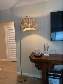 Boho floor lamp