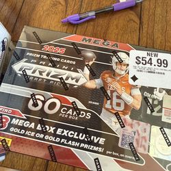 Sports card mega boxes