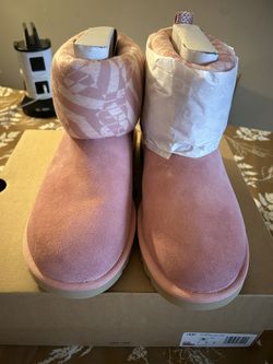 UGG Classic Mini Jersey Boots Blush Suede