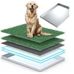 NEW! Dog Grass Potty Pad Drainage System