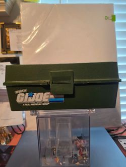 GI JOE Storage Box 1980s Vintage