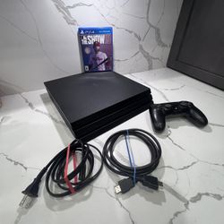  PS4 in Mint Condition + Controller, Cables & Game – Ready to Play!
