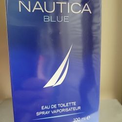 NAUTICA BLUE 3.4 FL OZ New In Box