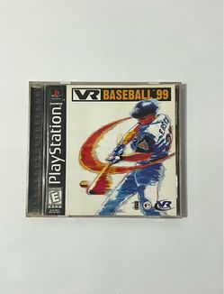 VR Baseball 99 (Sony PlayStation 1, 1998) PS1 Complete & Tested -Black Label
