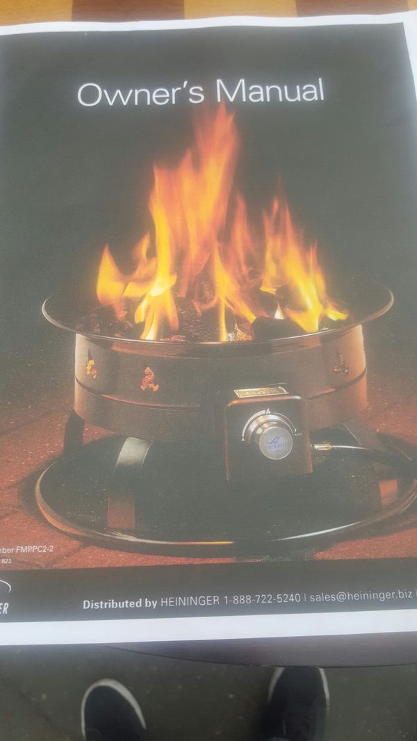 Heininger Portable Propane Outdoor Fire Pit Heininger For Sale In