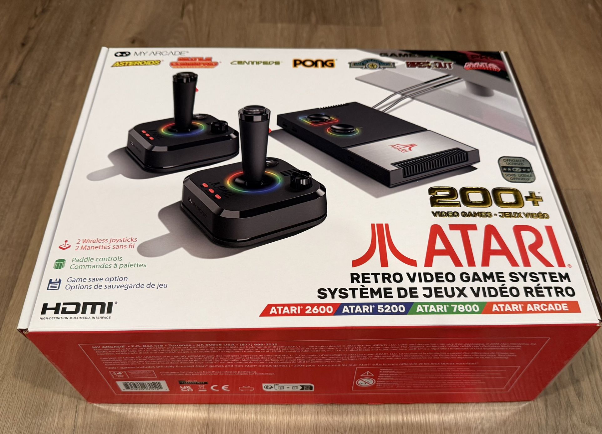 My Arcade Atari GameStation Pro Plug N Play Video Game Console 200 + Games NEW