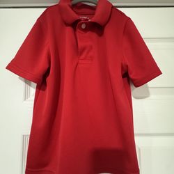 Cat & Jack red polo shirt