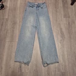 Woman wide leg jeans 